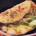 Omelette au Rocamadour, aneth et blancs de[...]
