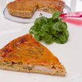 Tarte Grand Coraya, salicornes, sauce tomate