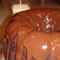 Gâteau au chocolat et bananes