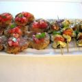Brochettes de fromage et Bouchées à la tomate[...]