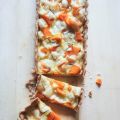 Tart integrale con zucca e Rosa Camuna