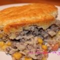 CASSEROLE DE BOEUF HACHÉ AVEC PÂTE À BISCUIT