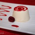 Panna Cotta vanille et son coulis de framboises