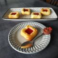 Fondant Chocolat Blanc et Coulis de Framboise