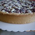 Tarte amande framboises