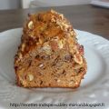 Cake noix, noisettes et farine de châtaigne