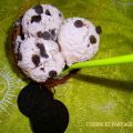 Glace oréos/coco et pépites de chocolat,[...]
