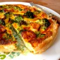 Tarte aux brocolis et au mothais charentais