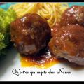 Boulettes de boeuf sucrées
