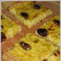 Tarte oignons raisins poireaux chez gal,[...]