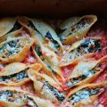 Conchiglioni farcis aux blettes et soja