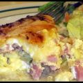 Quiche au jambon et poireaux