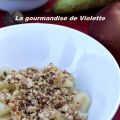 Crumble normand (pommes poires miel)