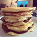 Pancakes sans gluten et sans lactose fourrés au[...]