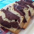 Cake marbré, chocolat vanille (Vegan)