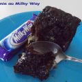 Brownie au Milky Way