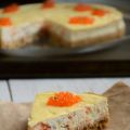 Cheesecake ricotta et saumon fumé