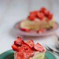 Tarte aux fraises à la façon d'un fraisier