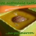 Soupe automnale exotique au potimarron