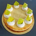 Cheesecake classique au citron vert