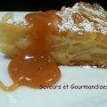 Gâteau fondant aux poires.