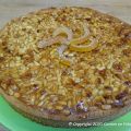 Tarte aux pignons éclats d'orange confite