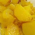 Pommes de terre aux oignons et au curcuma,[...]