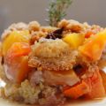 Pain d'épices en crumble aux mangues et raisins[...]