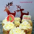 Cupcakes white christmas