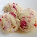 Glace aux fraises à la confiture de lait