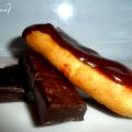 Minis éclairs au chocolat / Glaçage ChocoCaramel