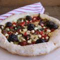 Pizza grecque sans gluten