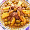 Tajine d'Agneau aux Pommes De Terre, Olives et[...]