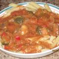 Pâtes aux légumes avec sauce rosée de Jos