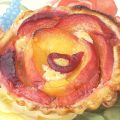 Tartelettes aux  pêches à la crème d'amandes