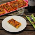 Tarte aux poivrons et chorizo