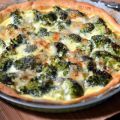 Quiche au brocoli et bleu des causses