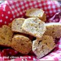 Cake miel citron thym, Recette Ptitchef