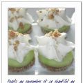 Toasts concombre et chantilly au roquefort,[...]