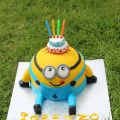 Gâteau Minion / Gâteau Damier