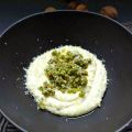 Panais, pesto de noix et du Roquefort avec du[...]