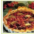 Tarte aux deux cerises en feuilles de brick