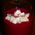Velouté froid de betteraves rouges à la feta