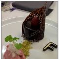 Entremets Chocolat (Alunga, Dulcey, framboise),[...]
