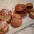 Choux craquelin / Rhum-vanille insert citron,[...]