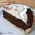 Tarte mousse au chocolat et chantilly