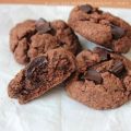 Cookies chocolat-café à la purée d'amandes