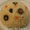 Riz aux olives noires