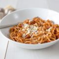 Spaghetti au chorizo et crème de parmesan -[...]