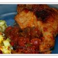 Cuisse de canard au légumes confits